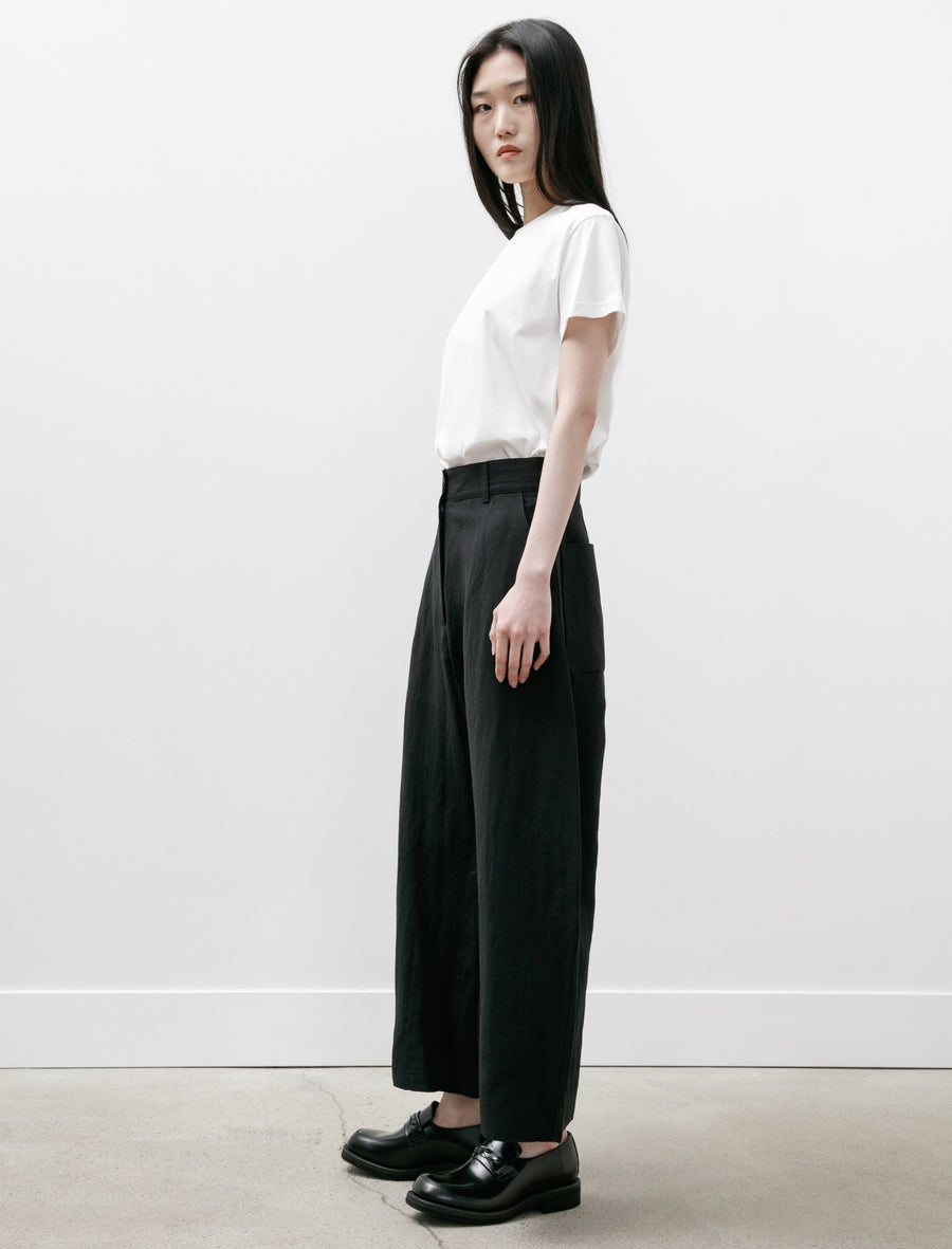 Studio Nicholson Chalco Wide Crop Pant Darkest Navy – Neighbour