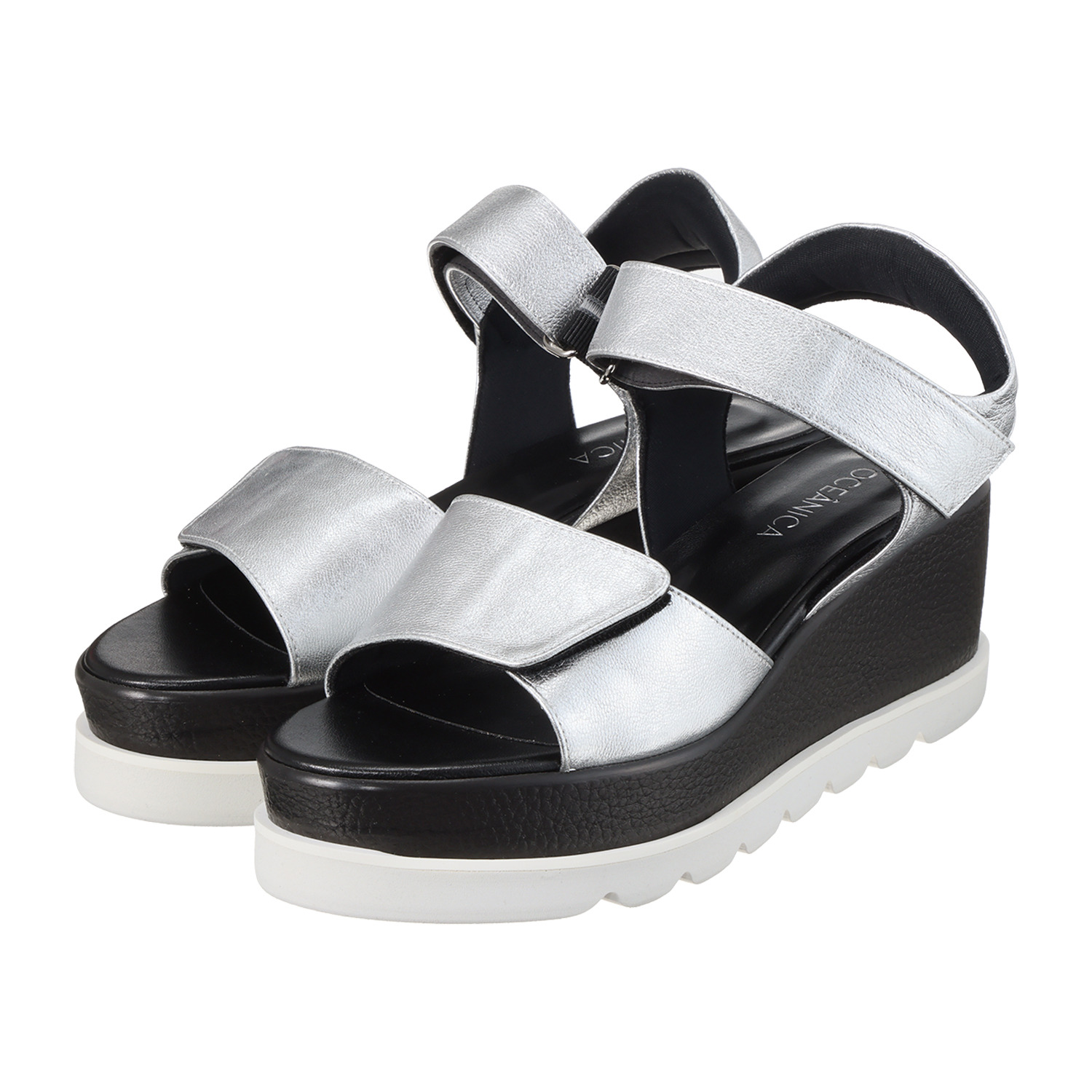 オセアニカ ＜日本製＞ レザー プラットフォームサンダル- ショップ