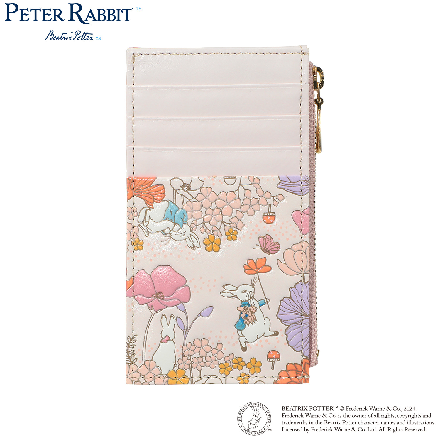 浅草文庫× ピーターラビット（TM） 牛革 フラグメントケース