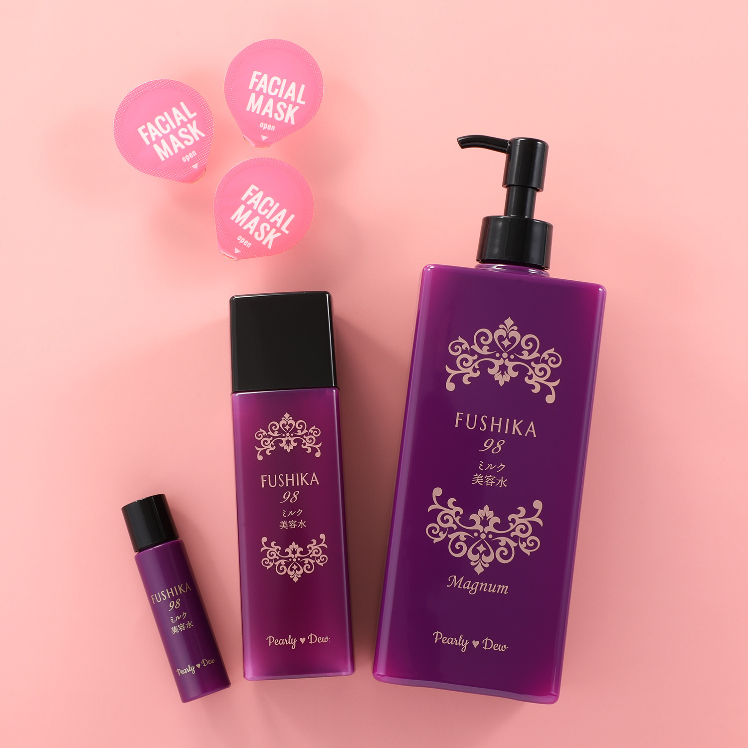 パーリーデュー 柔らか潤いハリツヤ肌へ FUSHIKA98