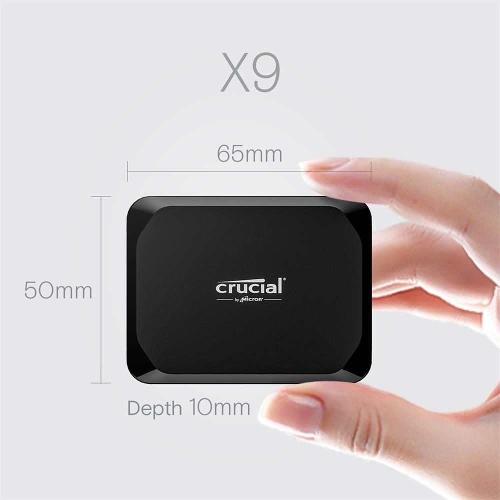 Crucial X9 2TB Black USB Type-C Portable SSD CT2000X9SSD9
