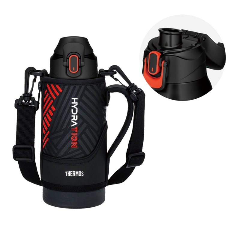 公式通販】真空断熱スポーツボトル FJS-800F ブラックオレンジ(BKOR