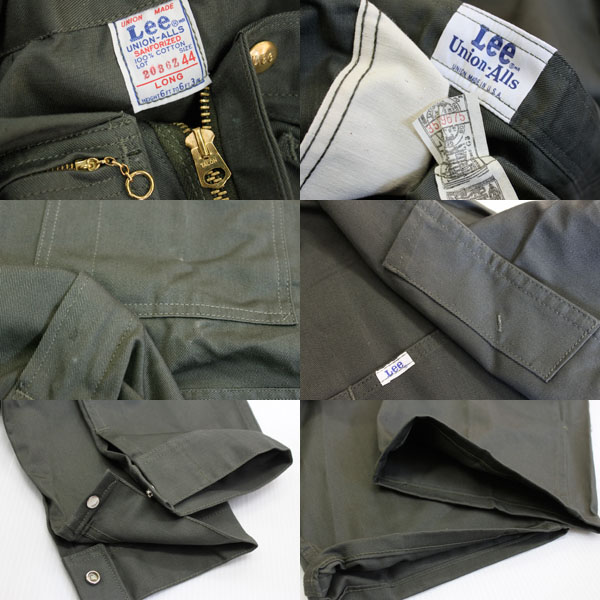 デッドストック☆60s Leeリー オールインワン 44 L☆つなぎ