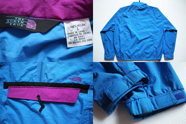 90s THE NORTH FACEノースフェイス プルオーバー ナイロンジャケット