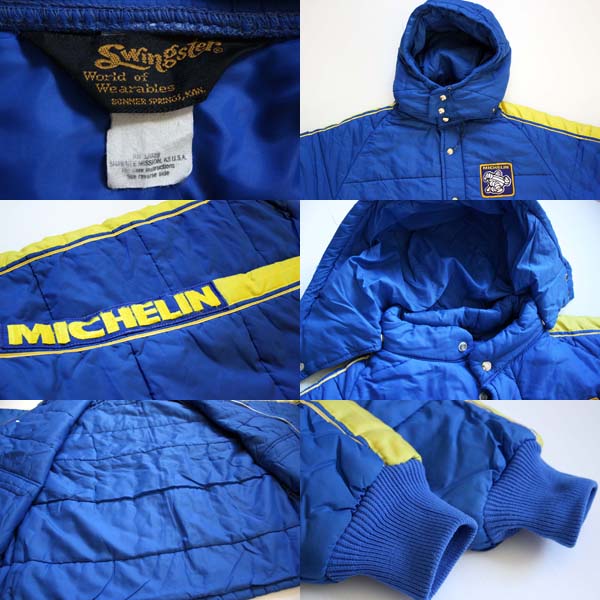 70s Swingster MICHELIN ミシュランマン ビバンダム パッチ付き 中綿