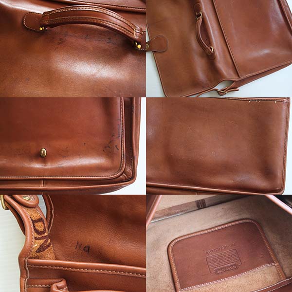 USA製 COACH オールド コーチ 2WAY レザー ブリーフケース☆6124