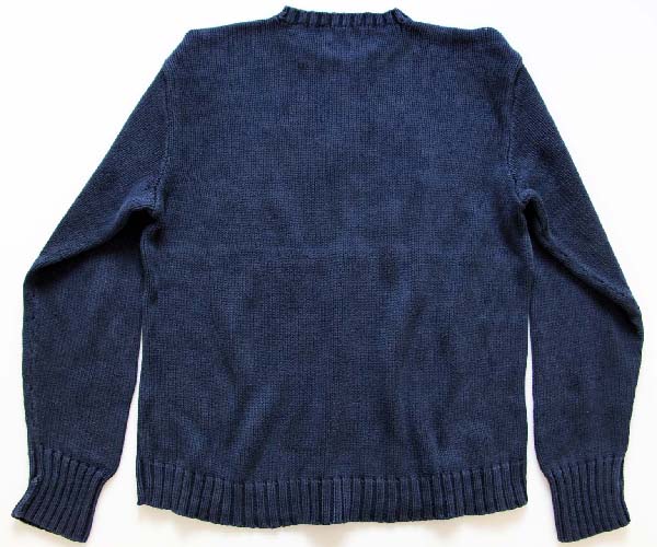 90s ポロ ラルフローレン 星条旗 ローゲージ コットンニット セーター