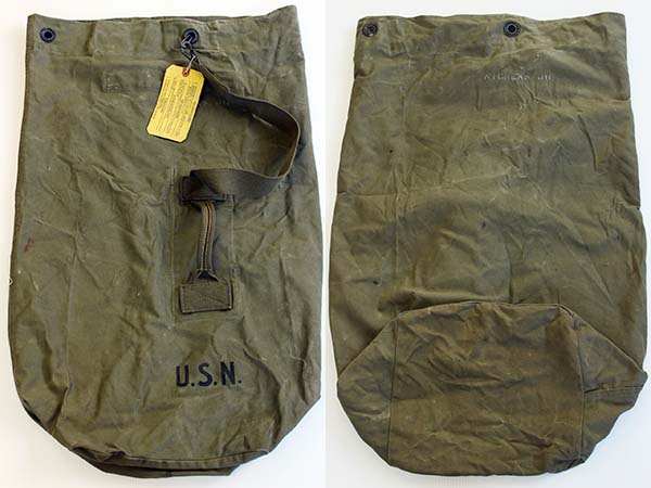 40s 米軍 U.S.N. ステンシル ダッフルバッグ - Sixpacjoe Web Shop