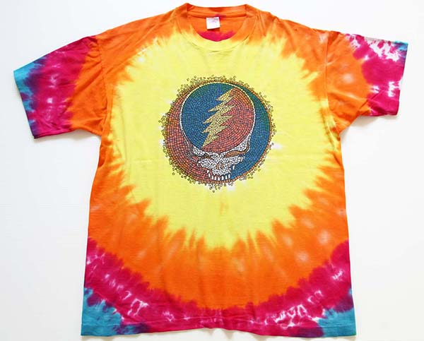 90s USA製 Grateful Dead グレイトフルデッド タイダイ染め バンドT