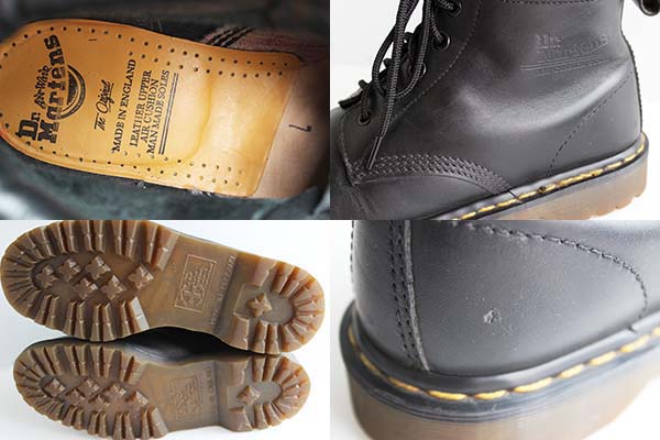 英国製 DR.MARTENSドクターマーチン 6ホールブーツ 黒 UK7 - Sixpacjoe