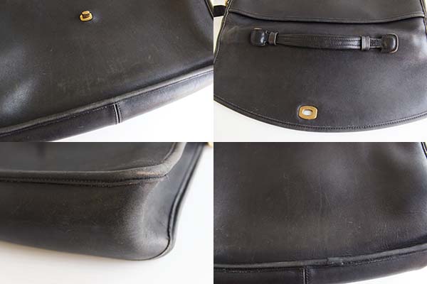 USA製 COACH オールド コーチ 2WAY レザー ブリーフケース 黒☆5265