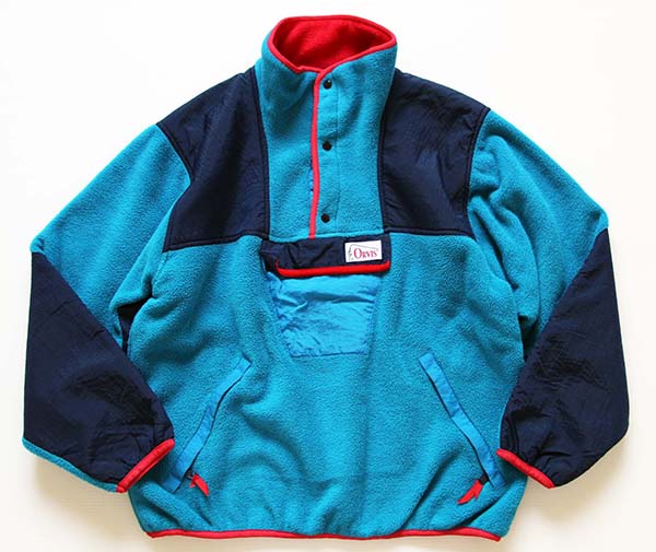 80s USA製 ORVISオービス 切り替え polarlite プルオーバー フリース L