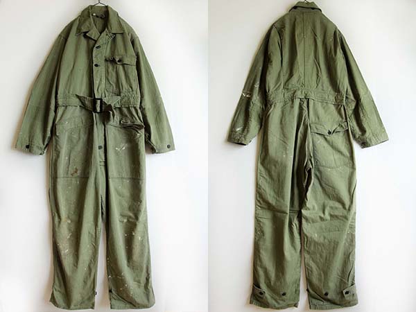 40s 米軍 U.S.ARMY M-43 HBT ヘリンボーンツイル オールインワン