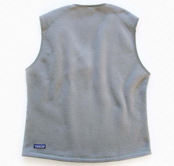 90s USA製 patagoniaパタゴニア シンプルベスト セージブラッシュ S