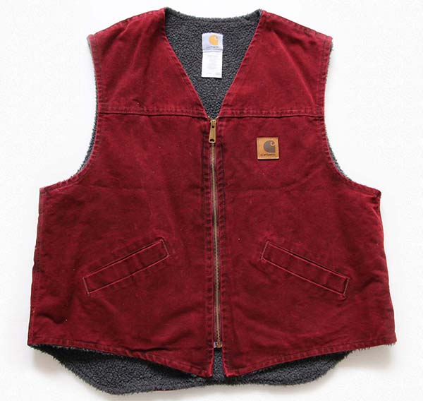 90s USA製 carharttカーハート シェルパラインド サンドストーン