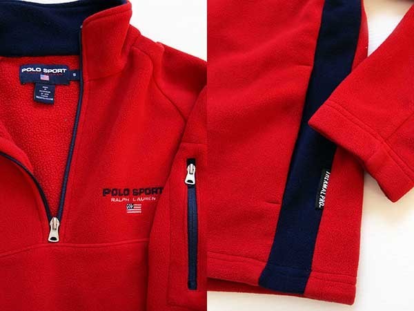 90s POLO SPORTポロ スポーツ ラルフローレン プルオーバー POLARTEC