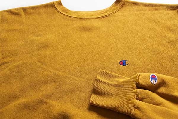 90s USA製 Championチャンピオン ワンポイント リバースウィーブ