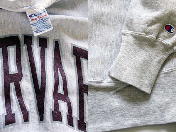 90s USA製 Championチャンピオン HARVARD リバースウィーブ スウェット
