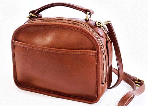 USA製 COACH オールド コーチ 2WAY レザー ショルダーバッグ 茶☆9991