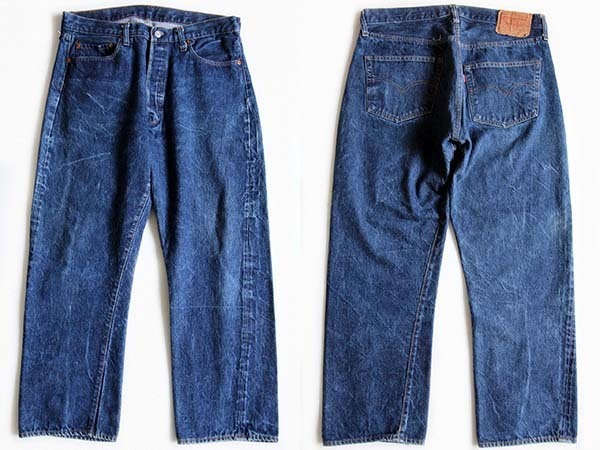 80s USA製 Levi'sリーバイス 501 66後期 デニムパンツ W36 L30