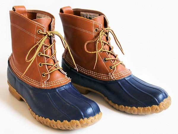 80s USA製 L.L.Bean 5ホール メインハンティング ビーンブーツ タン