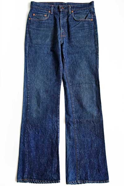 80s USA製 Levi'sリーバイス 517 黒カン デニムパンツ w34 L32☆ブーツ