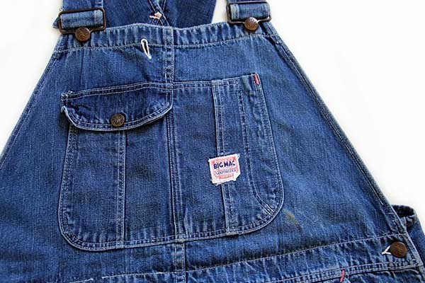 50s PENNEY'S BIGMAC パッチワーク リペア インディゴ デニム