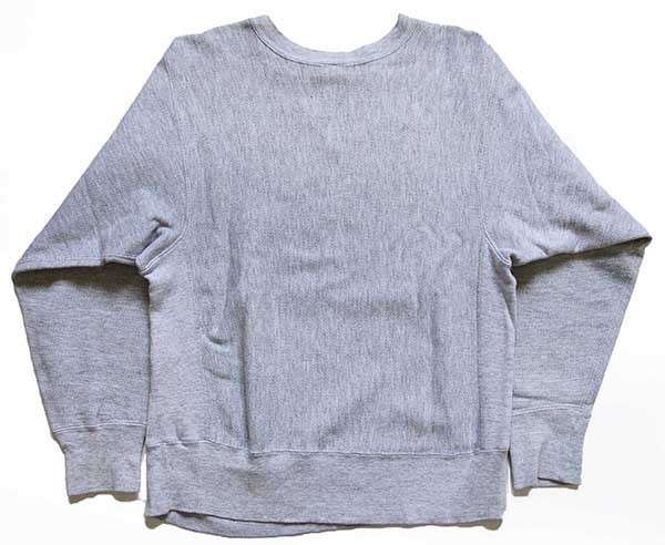 80s USA製 Championチャンピオン USMA 染み込みプリント 前V リバース