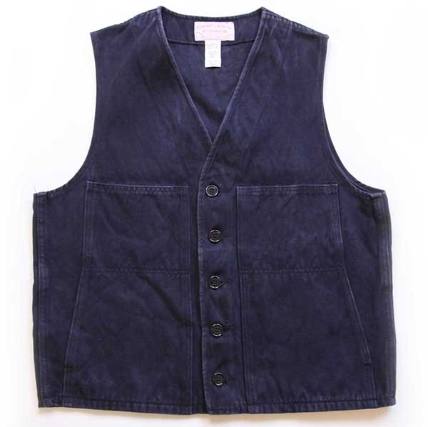 80s USA製 FILSONフィルソン マッキーノ コットン モールスキンベスト