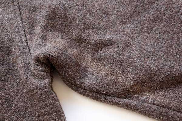 スイス軍 リメイク フーデッド ウール ブランケット コート