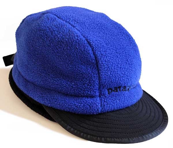 00s patagoniaパタゴニア ロゴ刺繍 ツートン 切り替え シンチラ