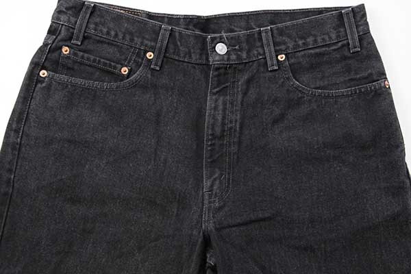 90s Levi'sリーバイス 550 ブラック デニムパンツ w36 L30 - Sixpacjoe