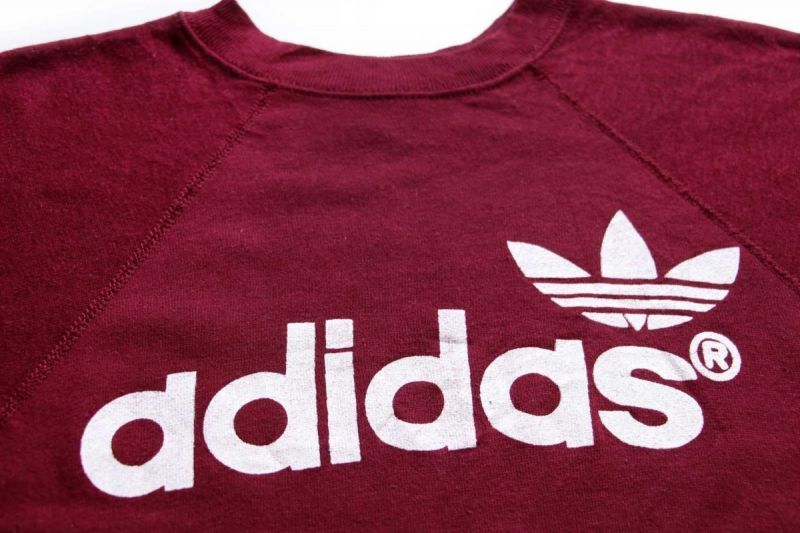 80s USA製 adidasアディダス トレフォイル ロゴ スウェット