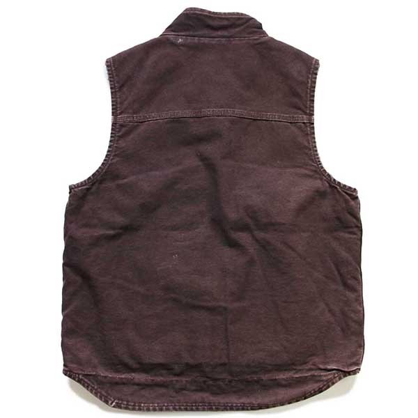 Carhartt Mexico製 モックネック ダックベスト 裏ボアフリース