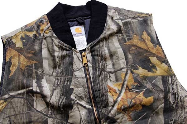 00s USA製 carharttカーハート リアルツリーカモ キルティングライナー