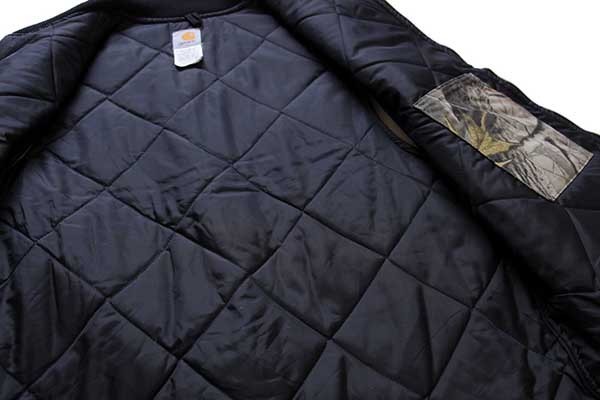 00s USA製 carharttカーハート リアルツリーカモ キルティングライナー