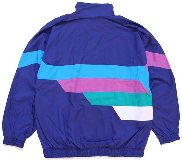 90s adidasアディダス トレフォイル ロゴ刺繍 マルチカラー Tactel