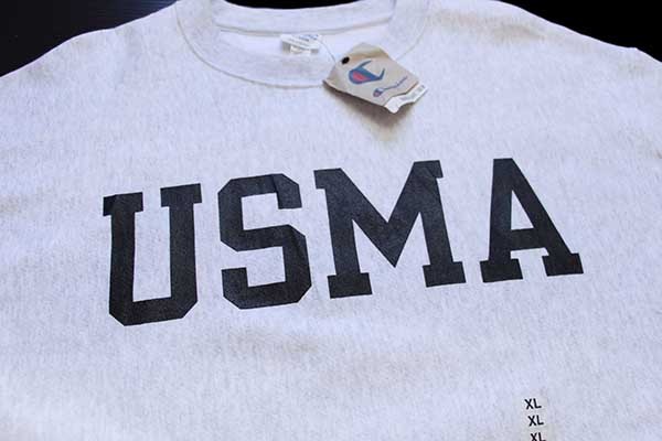 未使用☆Championチャンピオン USMA リバースウィーブ スウェット 杢