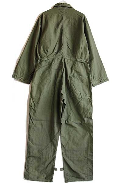 80s 米軍 U.S.ARMY コットンサテン カバーオール オールインワン