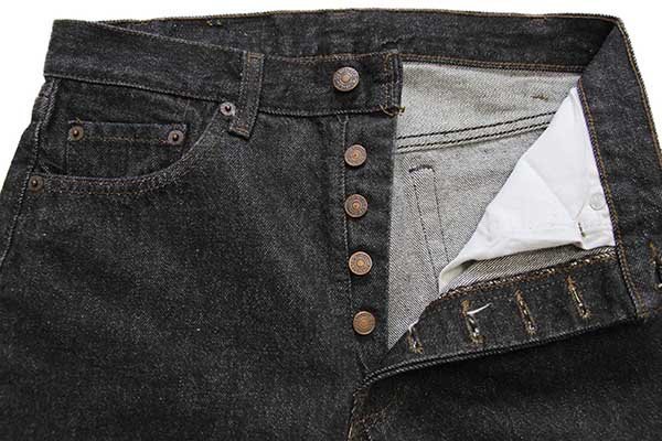 デッドストック☆80s USA製 Levi'sリーバイス 501 先染め ブラック