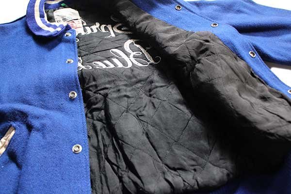 80s DeLONGデロング Springfield Blue Devilsチェーン刺繍