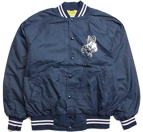 80s USA製 Velva Sheen U.S.NAVY DRILL TEAM NJROTC ナイロン