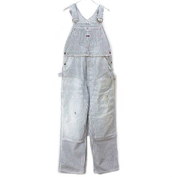 80s USA製 BIGMACビッグマック ヒッコリー ストライプ ダブルニー