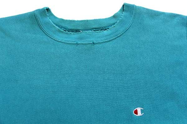 90s USA製 Championチャンピオン ワンポイント リバースウィーブ