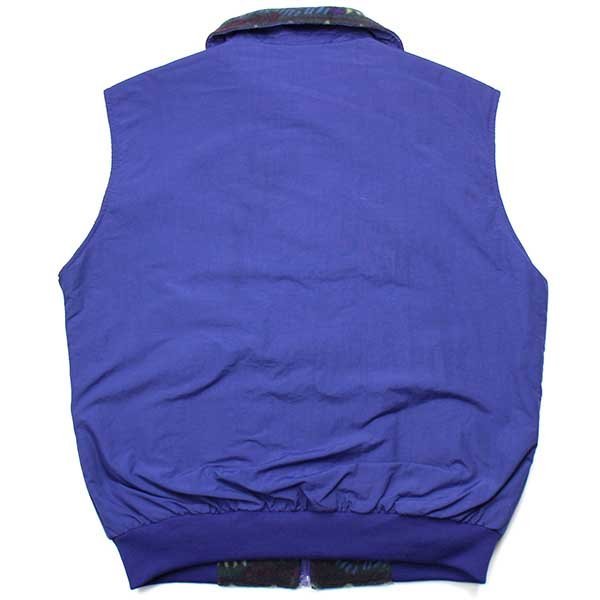 90s Columbiaコロンビア リバーシブル 総柄 フリース×ナイロン ベスト