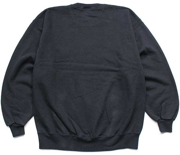 90s USA製 Metro goldwyn Mayer ロゴ刺繍 スウェット 黒 L - Sixpacjoe