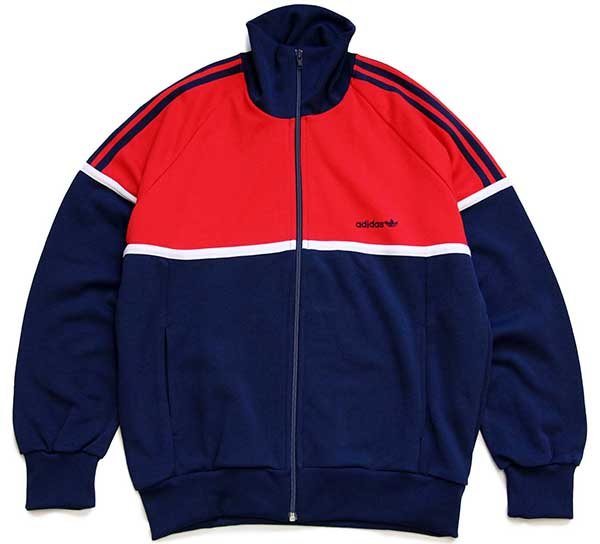 デッドストック☆80s adidasアディダス トレフォイル ロゴ刺繍