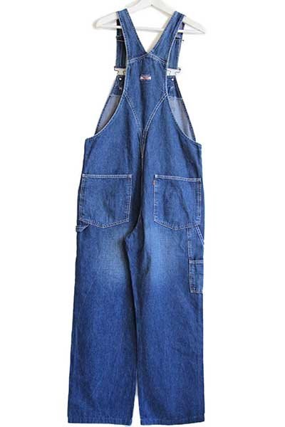 90s Levi'sリーバイス ビンテージ加工 デニム オーバーオール XL