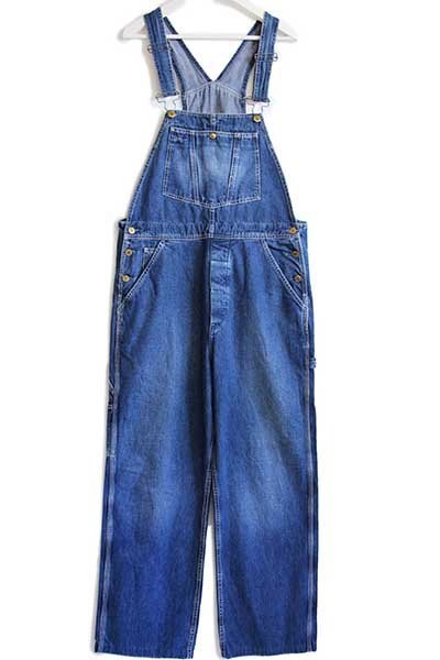 90s Levi'sリーバイス ビンテージ加工 デニム オーバーオール XL