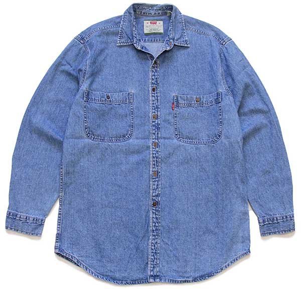 90s Levi'sリーバイス デニムシャツ M - Sixpacjoe Web Shop